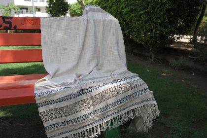Hand Block Print Cotton Throw Blanket | Soft And Cozy Throw Blanket | Unique Throw Blanket