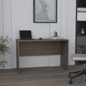 Malibu 47" Wide Study Desk White Modern Simple Computer & Laptop Table Dining Table for Bedroom, Living Room, Home and Office, Kitchen Walnut