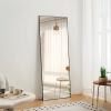 70" x 31" Full Length mirror black Aluminum Alloy Frame, leaning or Wall Mounted, High Definition, Shatter-Proof, Ideal for Bedroom, Living Room