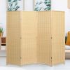 1PC 6 ft 4 Panel Portable Folding Room Divider Screen Room Blocker