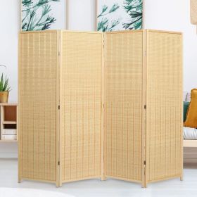 1PC 6 ft 4 Panel Portable Folding Room Divider Screen Room Blocker