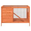 Rabbit Hutch Brown Solid pine wood Standard Durable