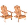 Eucalyptus Chair Foldable Outdoor Wood Lounger Chair