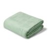 HGTV Super Luxe Faux Fur Throw Blanket Quietude 50 x 70 inches