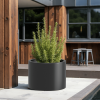 Heavy Duty Corten Steel Round Raised Garden Bed Kit – 15.5" Dia. x 20" H. – Pre-Rusted Metal Planter Box for Vegetables, Flowers