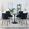 Dining Chair 2PCS(BLACK), Modern style, New technology, Suitable for restaurants, cafes, taverns, offices, living rooms