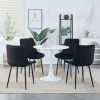 Dining Chair 2PCS(BLACK), Modern style, New technology, Suitable for restaurants, cafes, taverns, offices, living rooms