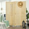 1PC 6 ft 4 Panel Portable Folding Room Divider Screen Room Blocker