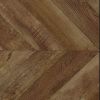 Rustic Tobacco Herringbone 3-Panel Folding Screen