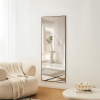 70" x 31" Full Length mirror black Aluminum Alloy Frame, leaning or Wall Mounted, High Definition, Shatter-Proof, Ideal for Bedroom, Living Room