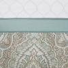 Printed and Embroidered Shower Curtain
