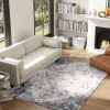 HOMCOM 4x6 Area Rug, Vintage Machine Washable Rug, Non-Slip Carpet for Living Room, Bedroom, Dining Room, Brown and Green