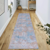 LOOM & LUXE 2'6''x10' Runner, Washable Rug, Low-Pile, Non-Slip, Non-Shedding, Foldable, Kid & Pet Friendly - Area Rugs for living room, bedroom