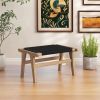 Indoor Wooden Footstool for Living Room Usage