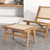 Indoor Wooden Footstool for Living Room Usage
