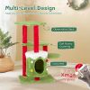 Cat Scratching Posts Tower with Cat Condo