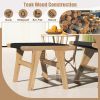 Indoor Wooden Footstool for Living Room Usage