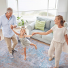 LOOM & LUXE 2'6''x10' Runner, Washable Rug, Low-Pile, Non-Slip, Non-Shedding, Foldable, Kid & Pet Friendly - Area Rugs for living room, bedroom