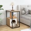 Cat Furniture Coffee Table Cat House with Scratching Post