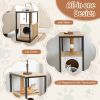 Cat Furniture Coffee Table Cat House with Scratching Post